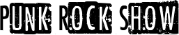 Punk Rock Show font